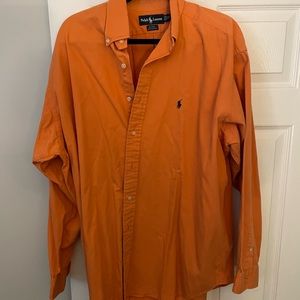 Brand new condition long sleeve Ralph Lauren button down shirt.